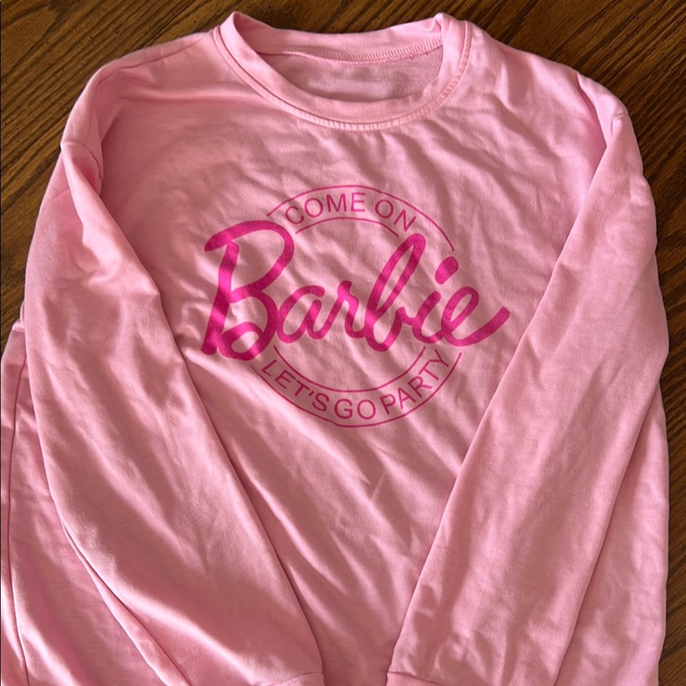 Barbie Pink Long Sleeve Shirt
